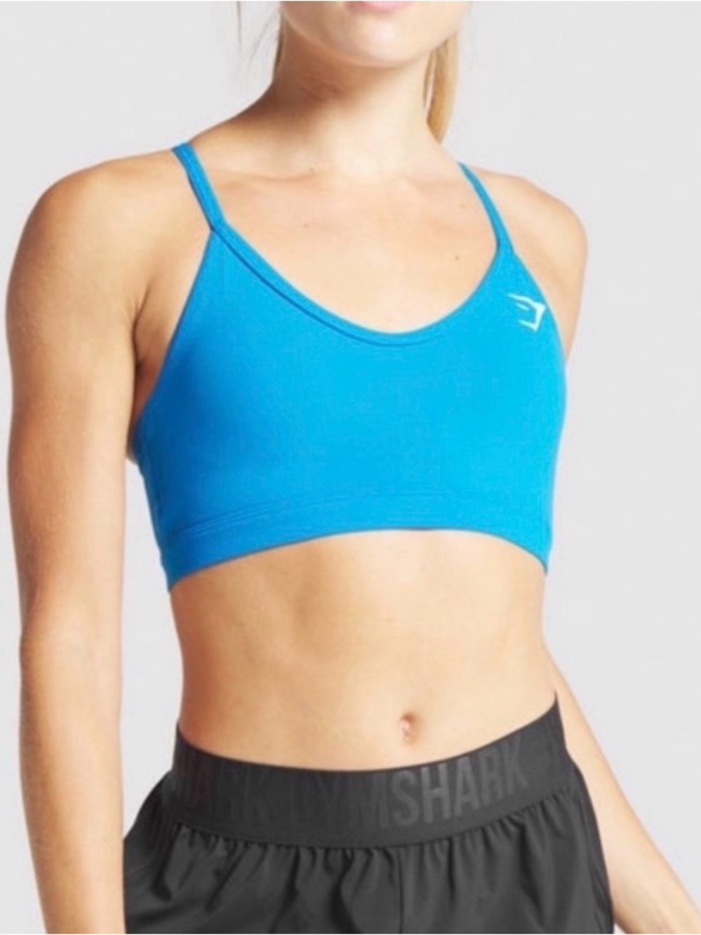 Gymshark Bright Blue Thin-Strap Sports Bra